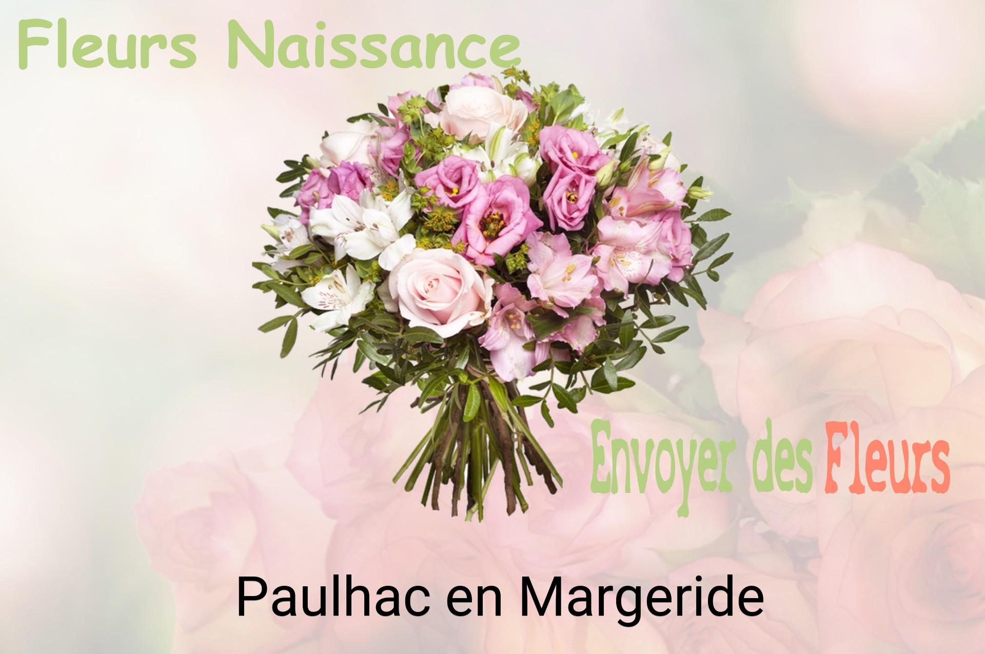 Bouquet de fleurs de naissance livré à Paulhac-en-Margeride